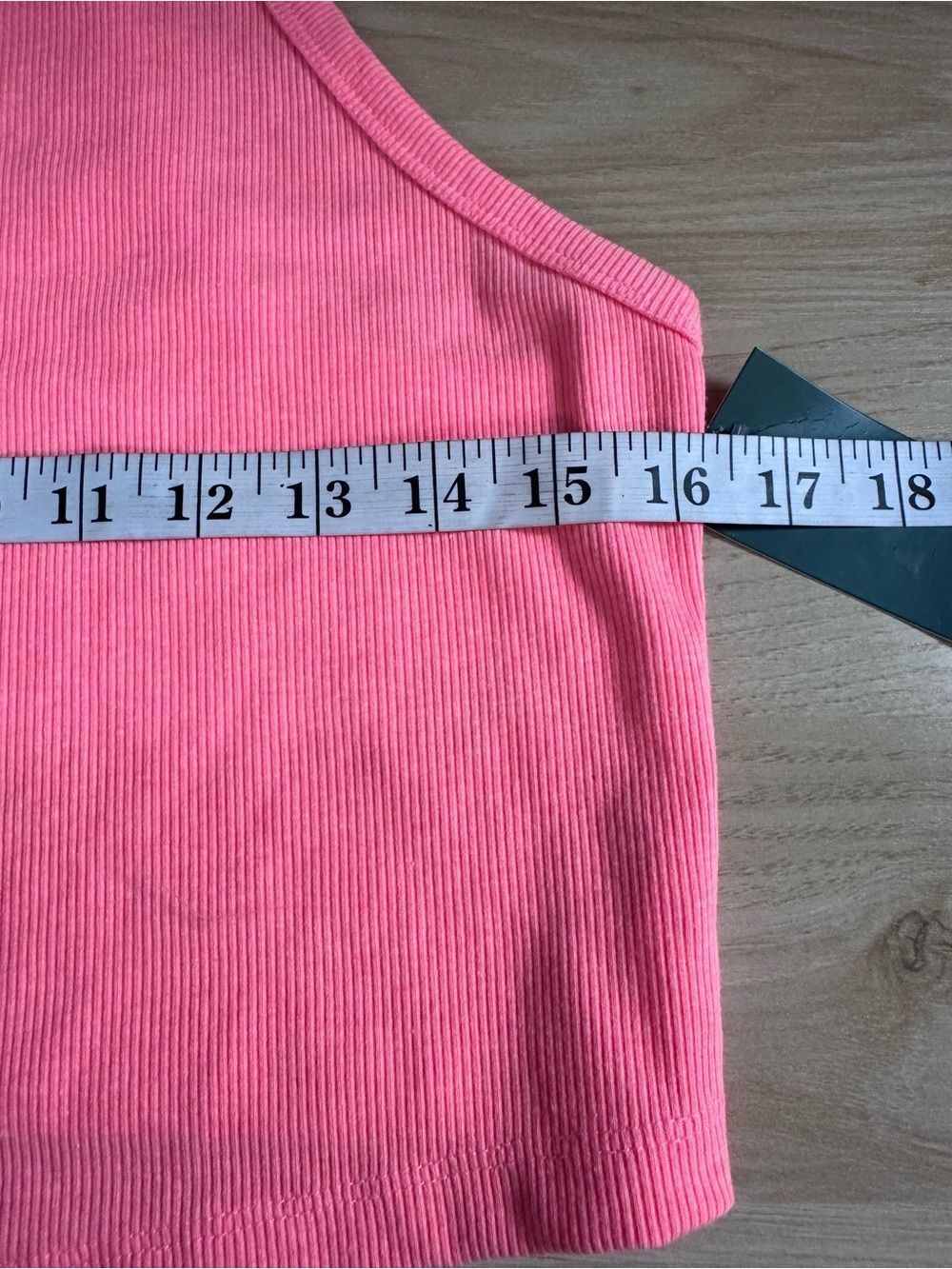 WILD FABLE  Neon ORANGE  Ribbed Tank Top - - Picture 5 of 6